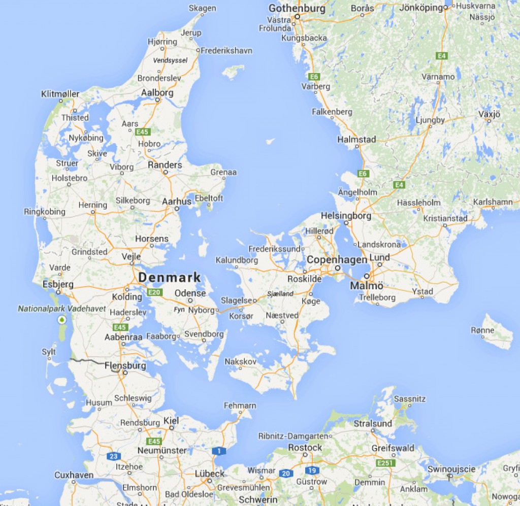 Denmark - Google Maps